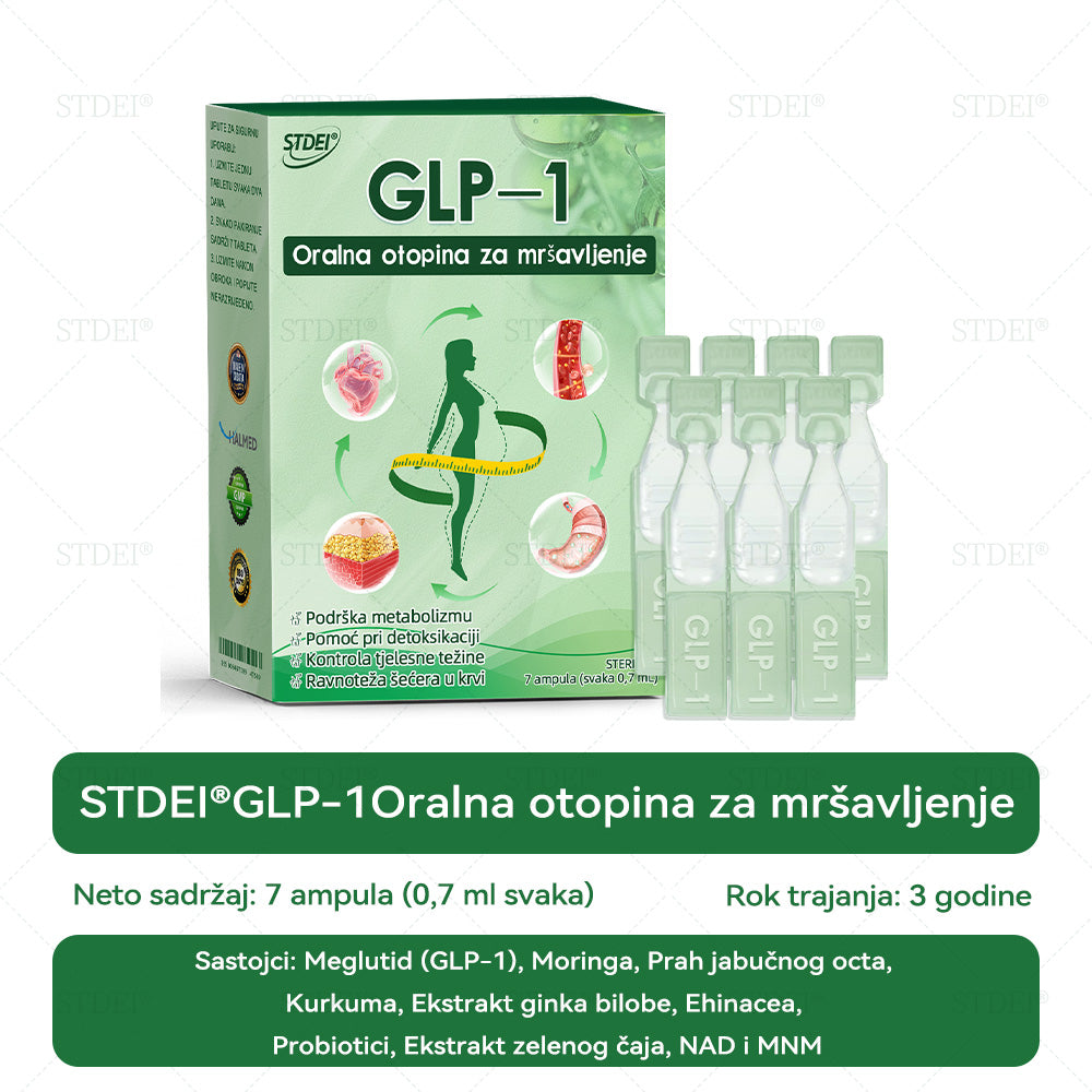 U skladu sa standardima HALMED-a🇬🇧 𝑆𝑇𝐷𝐸𝐼®  🔴𝐺𝐿𝑃-1𝑂𝑟𝑎𝑙𝑛𝑎 𝑜𝑡𝑜𝑝𝑖𝑛𝑎 𝑧𝑎 𝑚𝑟š𝑎𝑣𝑙𝑗𝑒𝑛𝑗𝑒 Pogodno za pretilost, kardiovaskularne probleme, dijabetes, apneju u snu, probleme sa zglobovima i još mnogo toga